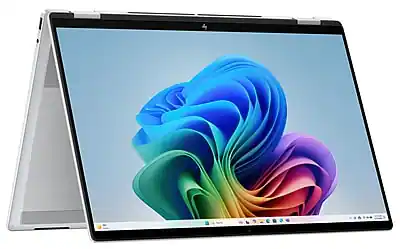 Front. HP - HP OmniBook 7 Flip 16" FHD 2-in-1 Laptop, Core Ultra 5, 16GB RAM, 512GB SSD, Win 11 Home.