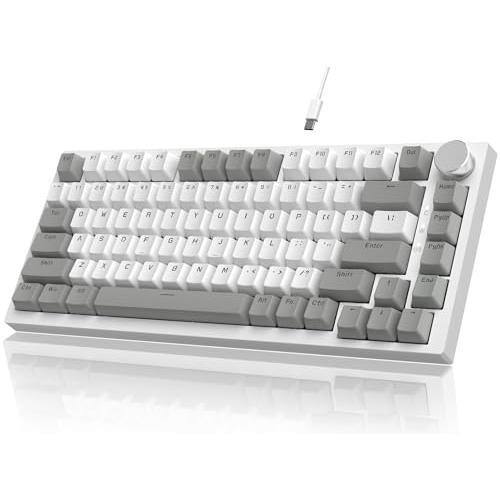 Grey White/AS Red Switch-USB-C Wired