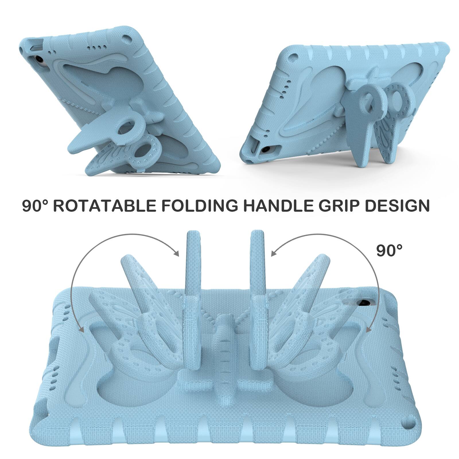 90° ROTATABLE FOLDING HANDLE GRIP DESIGN