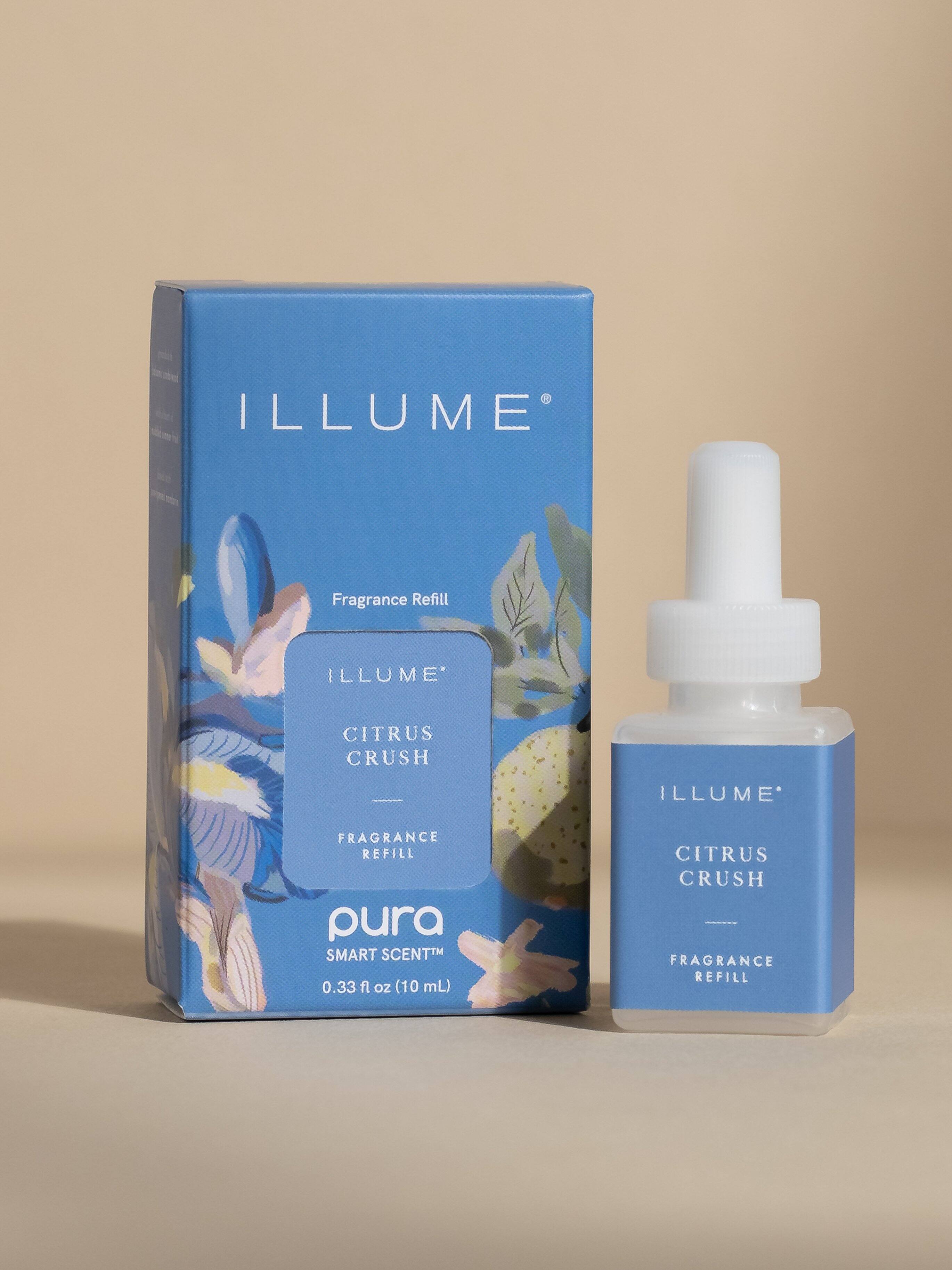 ILLUME Fragrance Refill  
ILLUME CITRUS CRUSH  
ILLUME FRAGRANCE REFILL  
pura SMART SCENT  
0.33 fl oz (10 mL)  
CITRUS CRUSH FRAGRANCE REFILL
