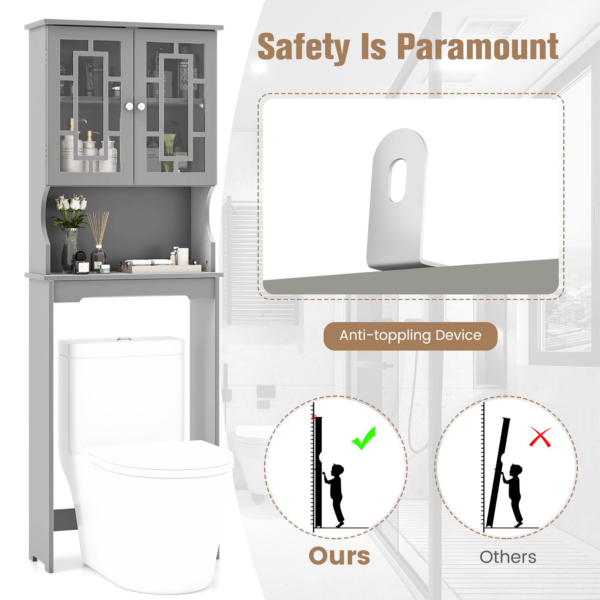 Safety Is Paramount

Anti-toppling Device

Ours

Others