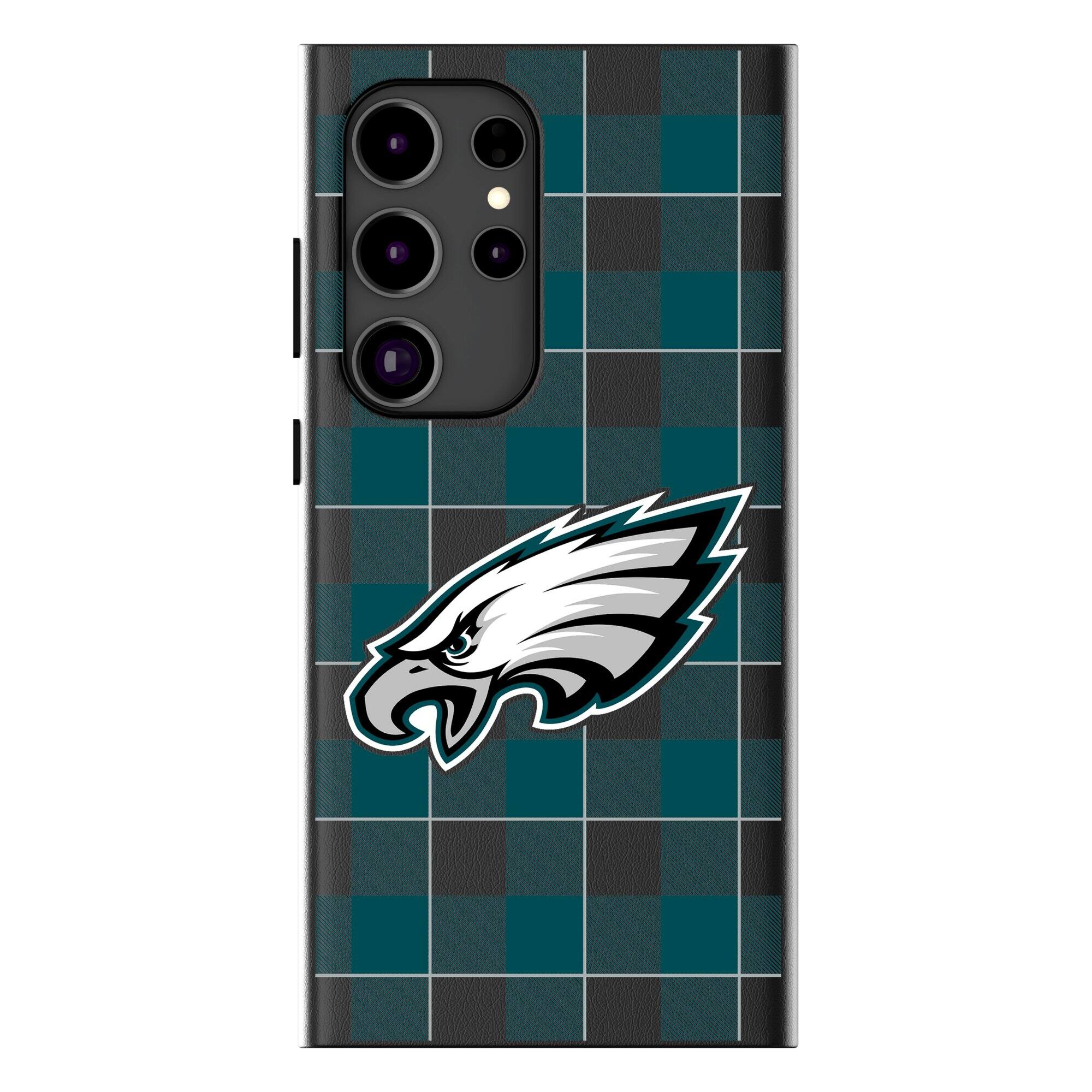Keyscaper - NFL - Philadelphia Eagles Plaid Galaxy Magnetic Bump Case - S25 Ultra - Black price history on PriceWatchPro