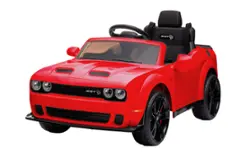 Best Rideon Cars - Dodge Challenger 12V Red - Red - Front_Zoom