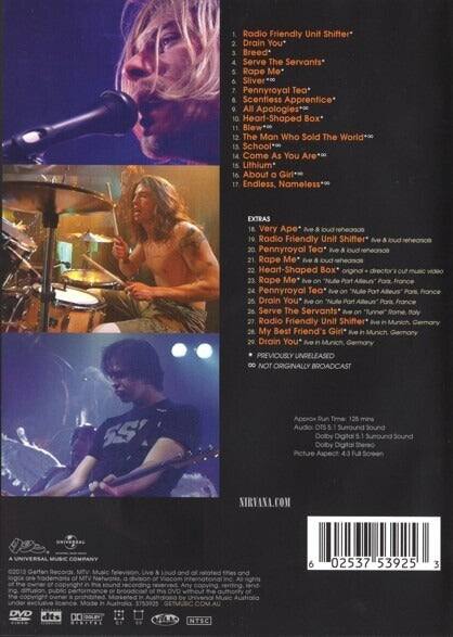 Alt View 1. Nirvana - Nirvana: Live and Loud   - DVD.