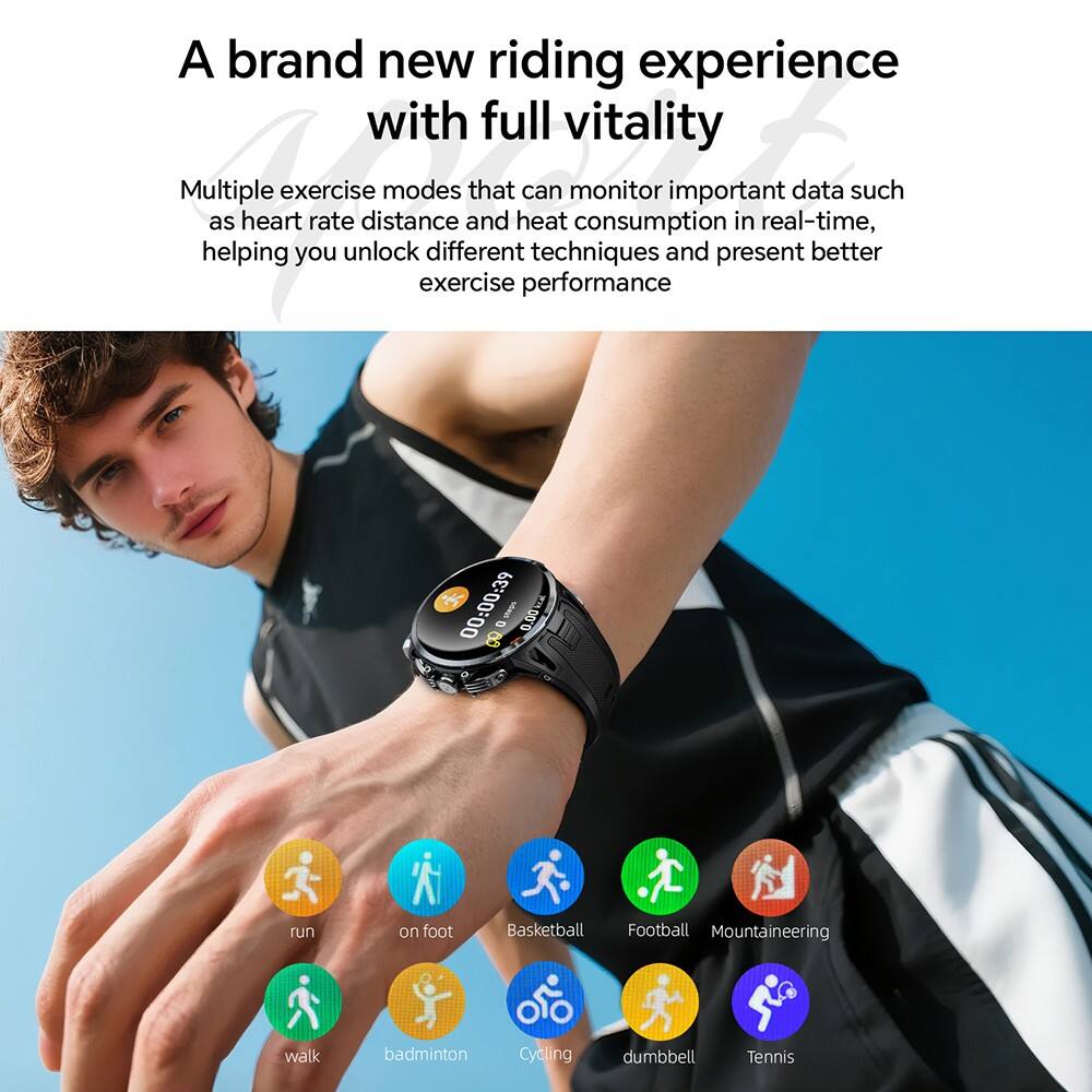 A brand new riding experience with full vitality

Multiple exercise modes that can monitor important data such as heart rate, distance, and heat consumption in real-time, helping you unlock different techniques and present better exercise performance

00:00:39 I 1 D 0.00 B

run on foot Basketball Football Mountaineering walk badminton Cycling dumbbell Tennis