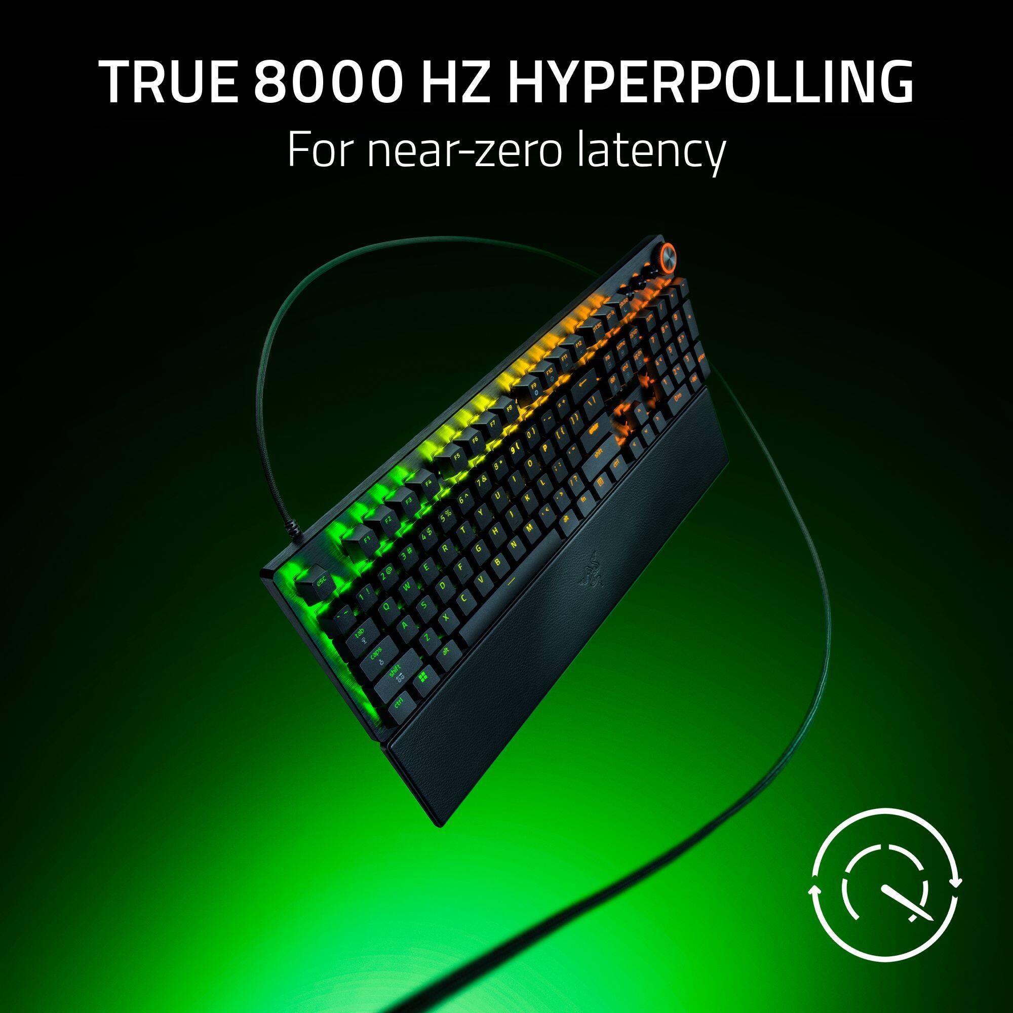 TRUE 8000 HZ HYPERPOLLING  
For near-zero latency