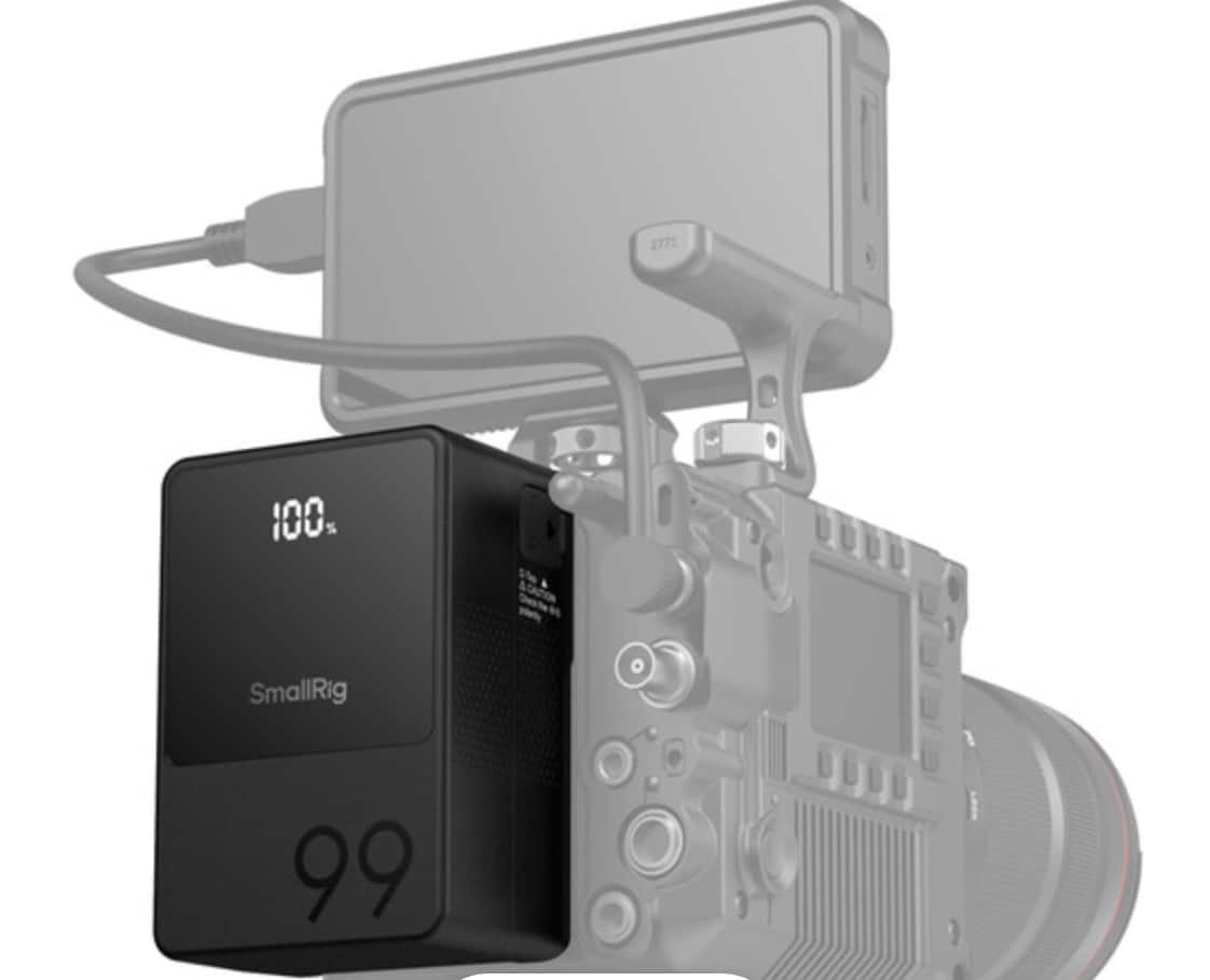 ビデオカメラ SmallRig V Mount Battery VB99 Pro 4292 Smallrig VB99 Pro Mini V Mount Battery (Black, 3580B) – 99Wh