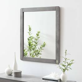 Georgia Wood Mirror by Modway - Gray