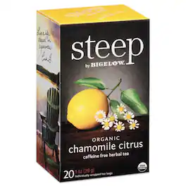 Bigelow - 1 oz. Tea Bag Steep Tea - Chamomile Citrus Herbal (20/Box)
