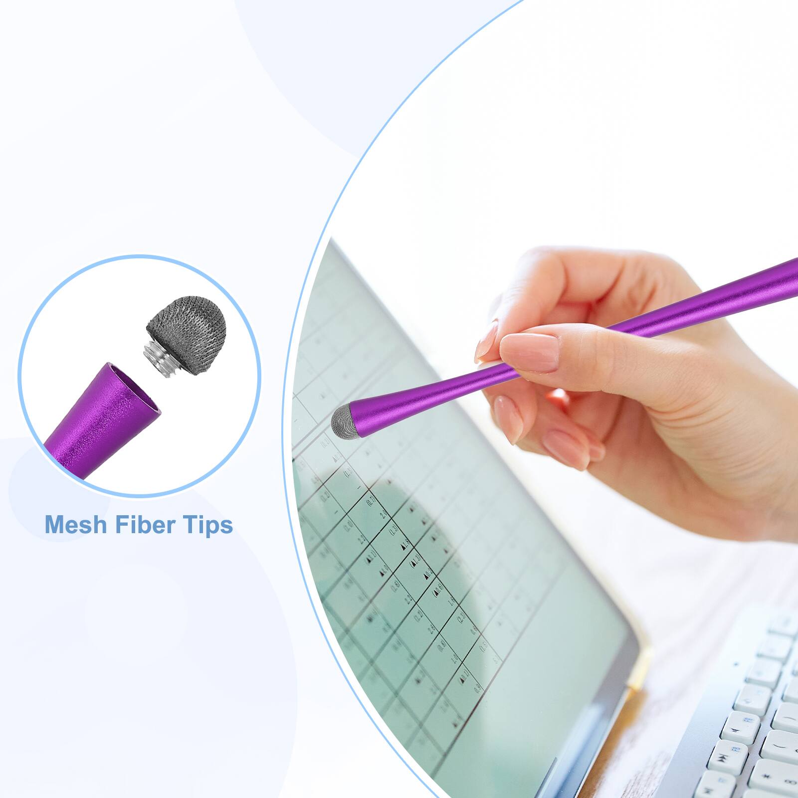 Mesh Fiber Tips