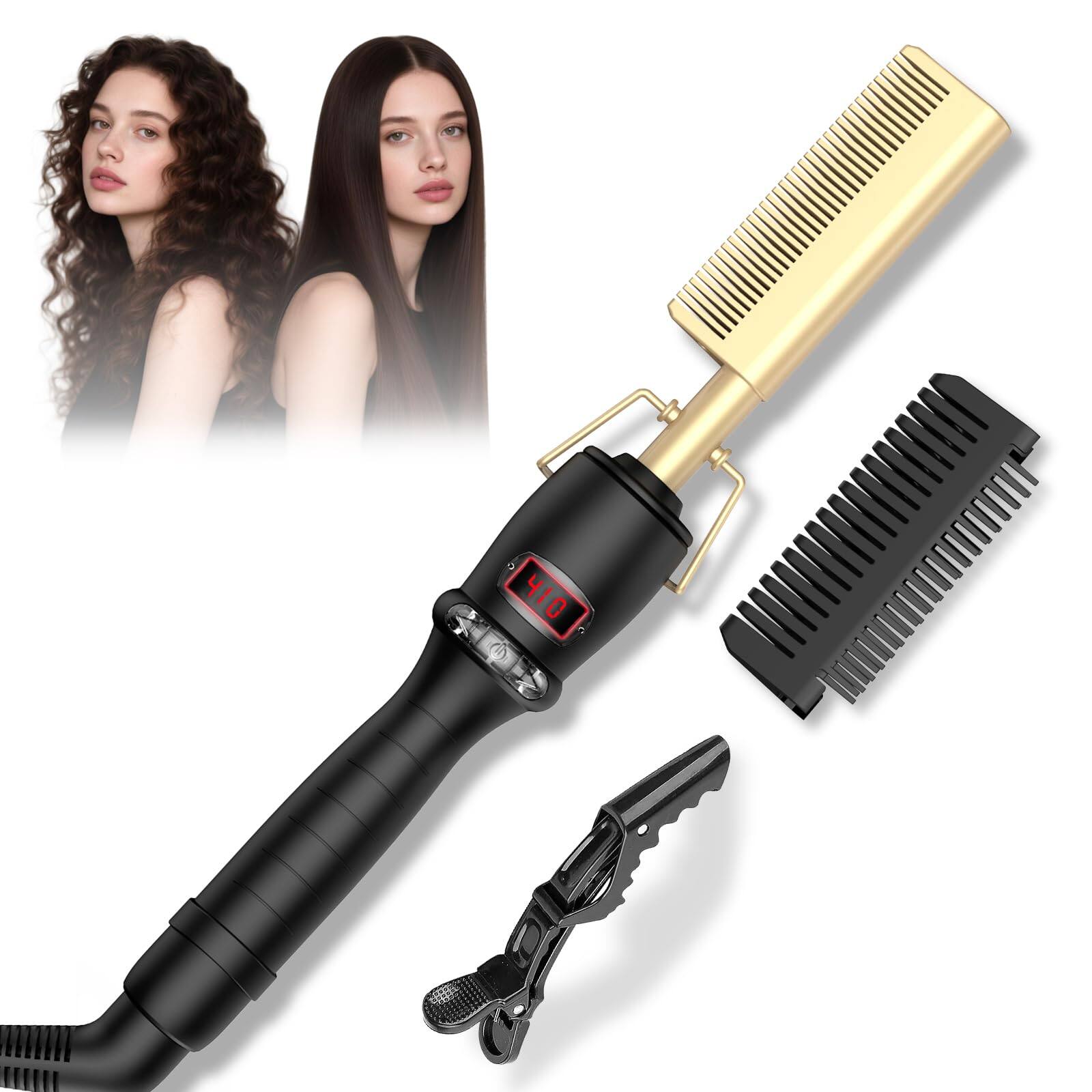 Reds Spade Hot Comb Electric For Wigs Women Hair Settings Straightener ...