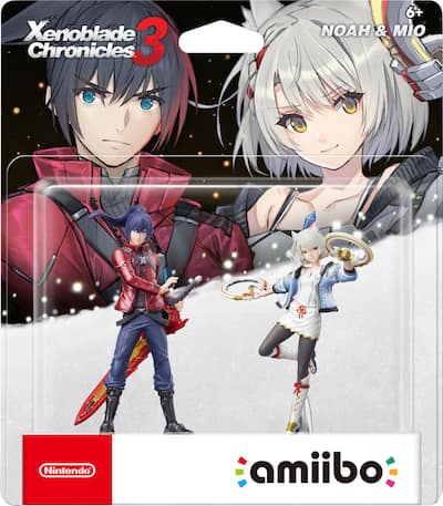Nintendo amiibo Noah + Mio 2 Pack Xenoblade Chronicles 3 Series Nintendo amiibo Noah + Mio 2 Pack Xenoblade Chronicles 3 Series