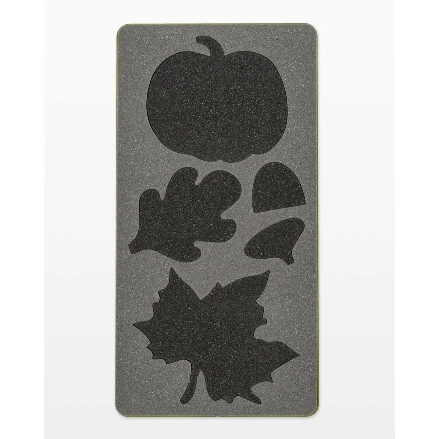 Left. AccuQuilt - GO! Fabric Cutting Dies; Fall Medley - Black.