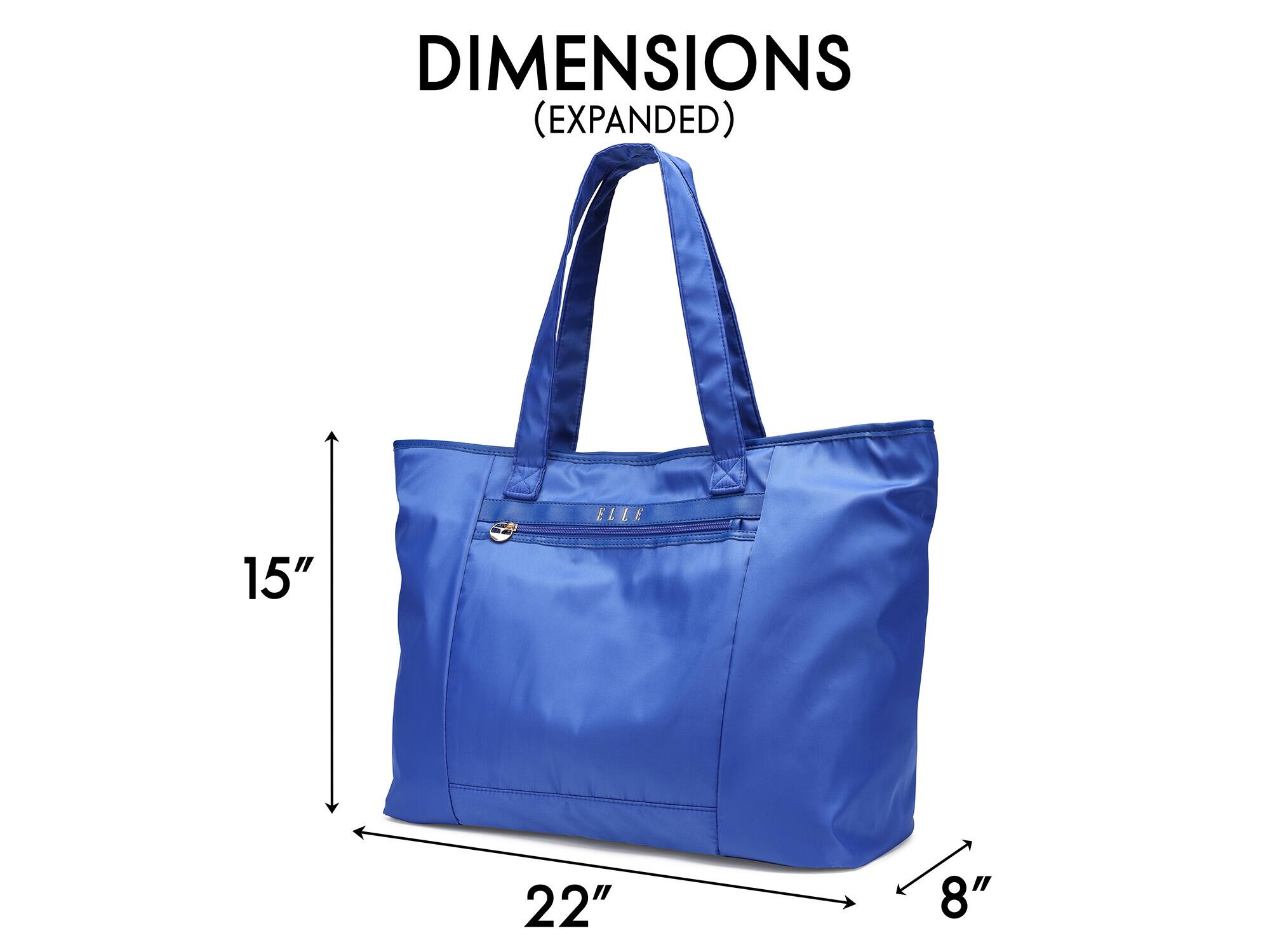 DIMENSIONS (EXPANDED) 15" 22" 8" ELLE