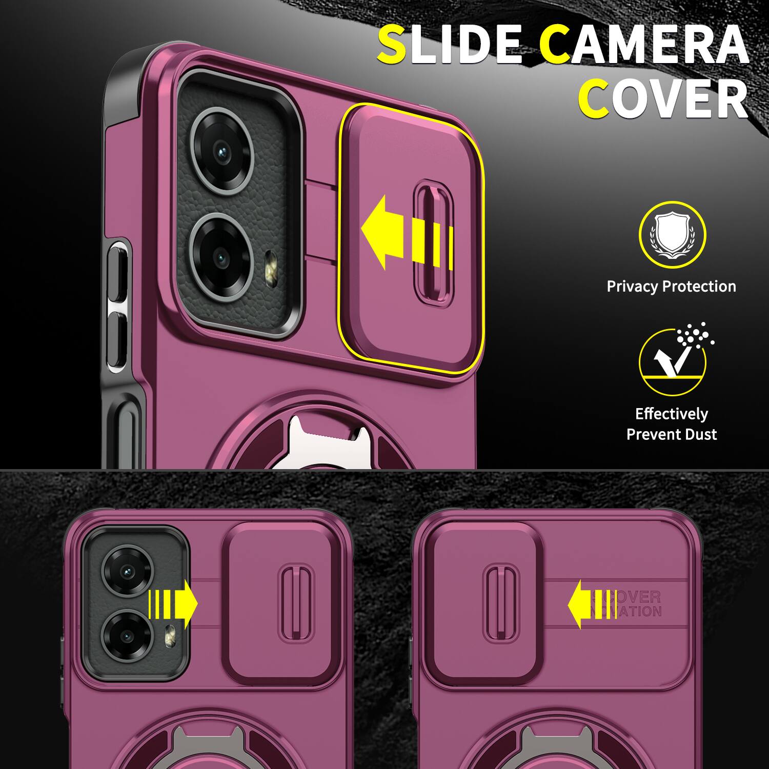 SLIDE CAMERA COVER

Privacy Protection  
Effectively Prevent Dust