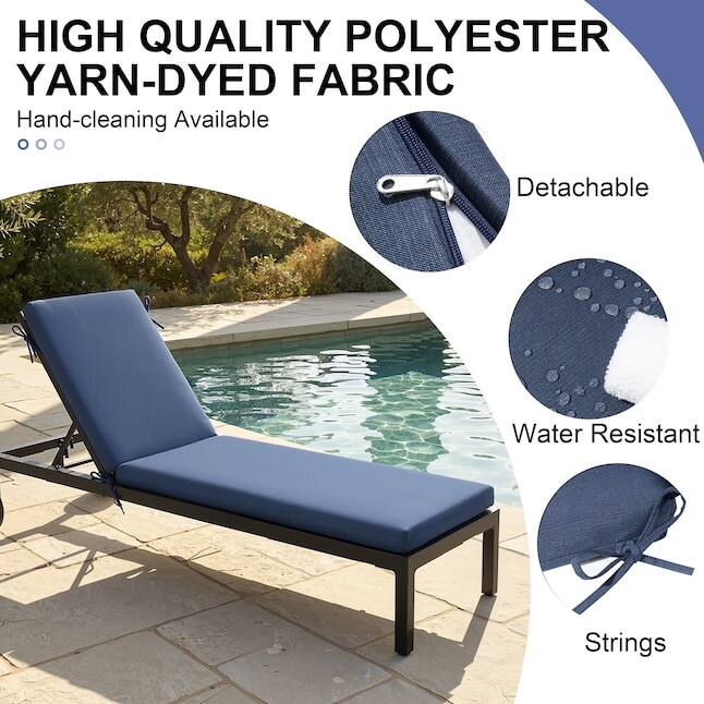 HIGH QUALITY POLYESTER YARN-DYED FABRIC  
Hand-cleaning Available  
Detachable  
Water Resistant  
Strings