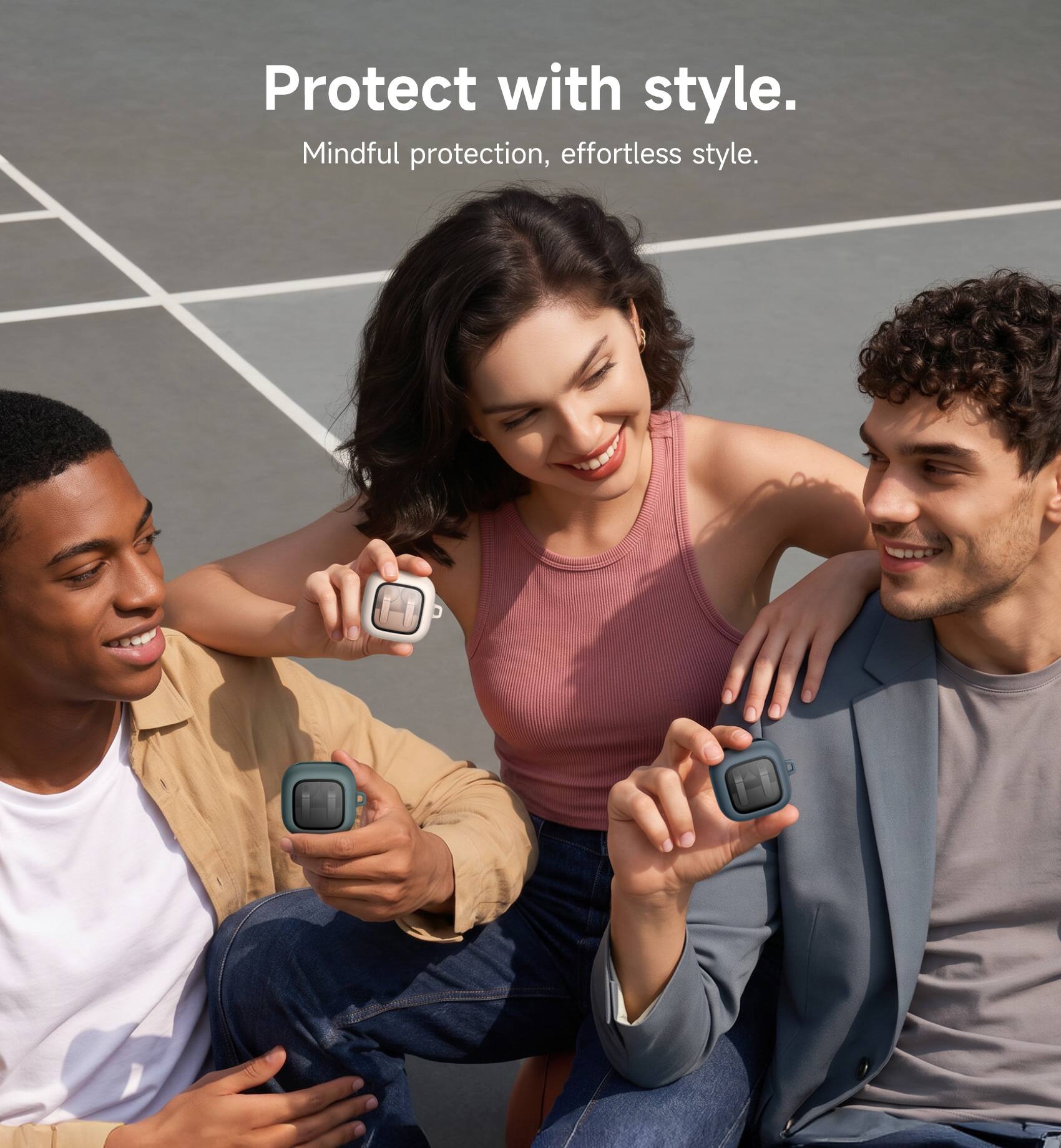 Protect with style.  
Mindful protection, effortless style.