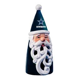 Evergreen Enterprises - Dallas Cowboys 8" LED Santa Statue - Blue