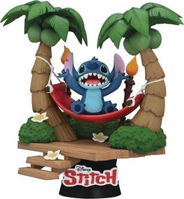 Beast - Kingdom - Disney - D-Stage - Stitch Hammock 6" Statue - Collectibles - Multicolor