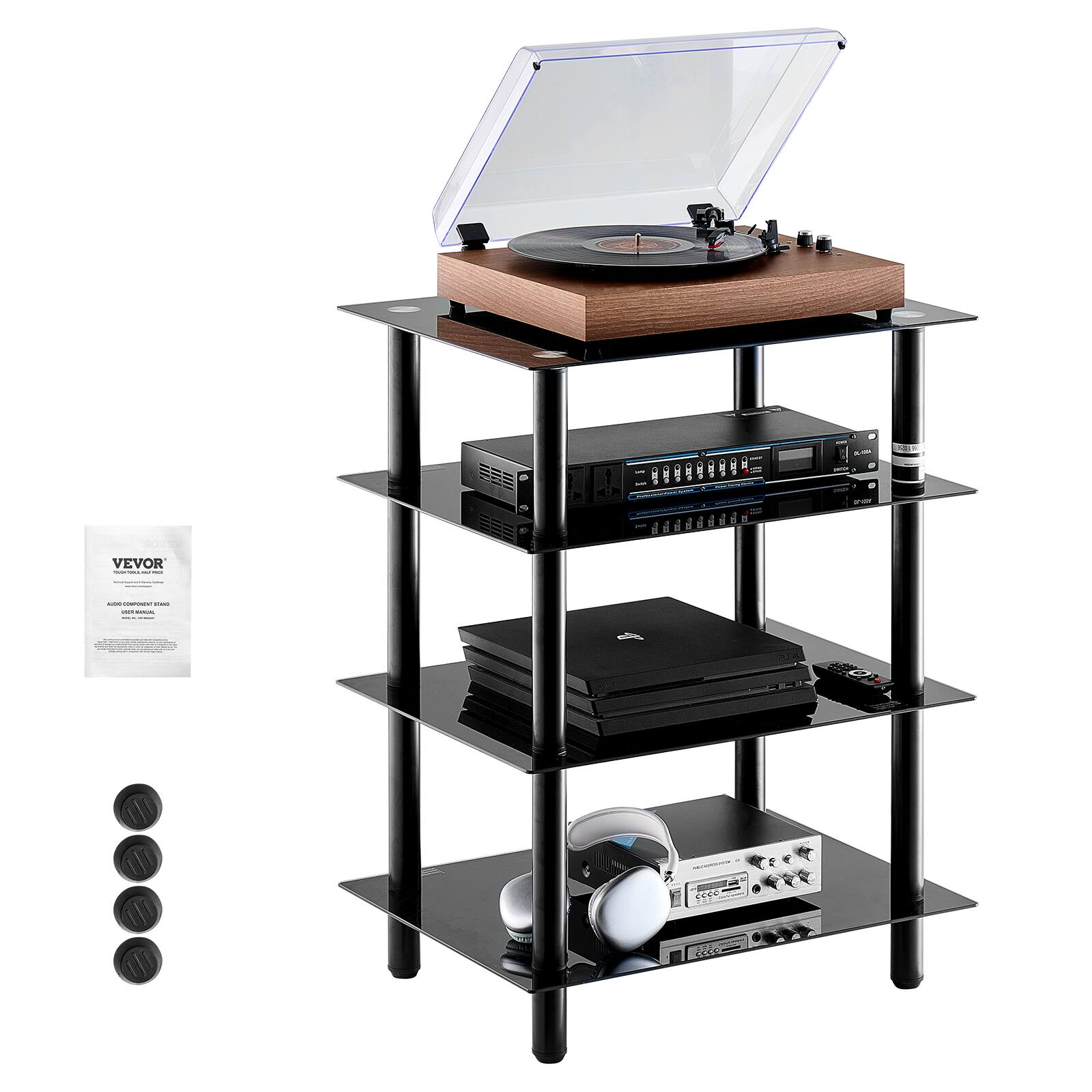 VEVOR  
AUDIO COMPONENT STAND