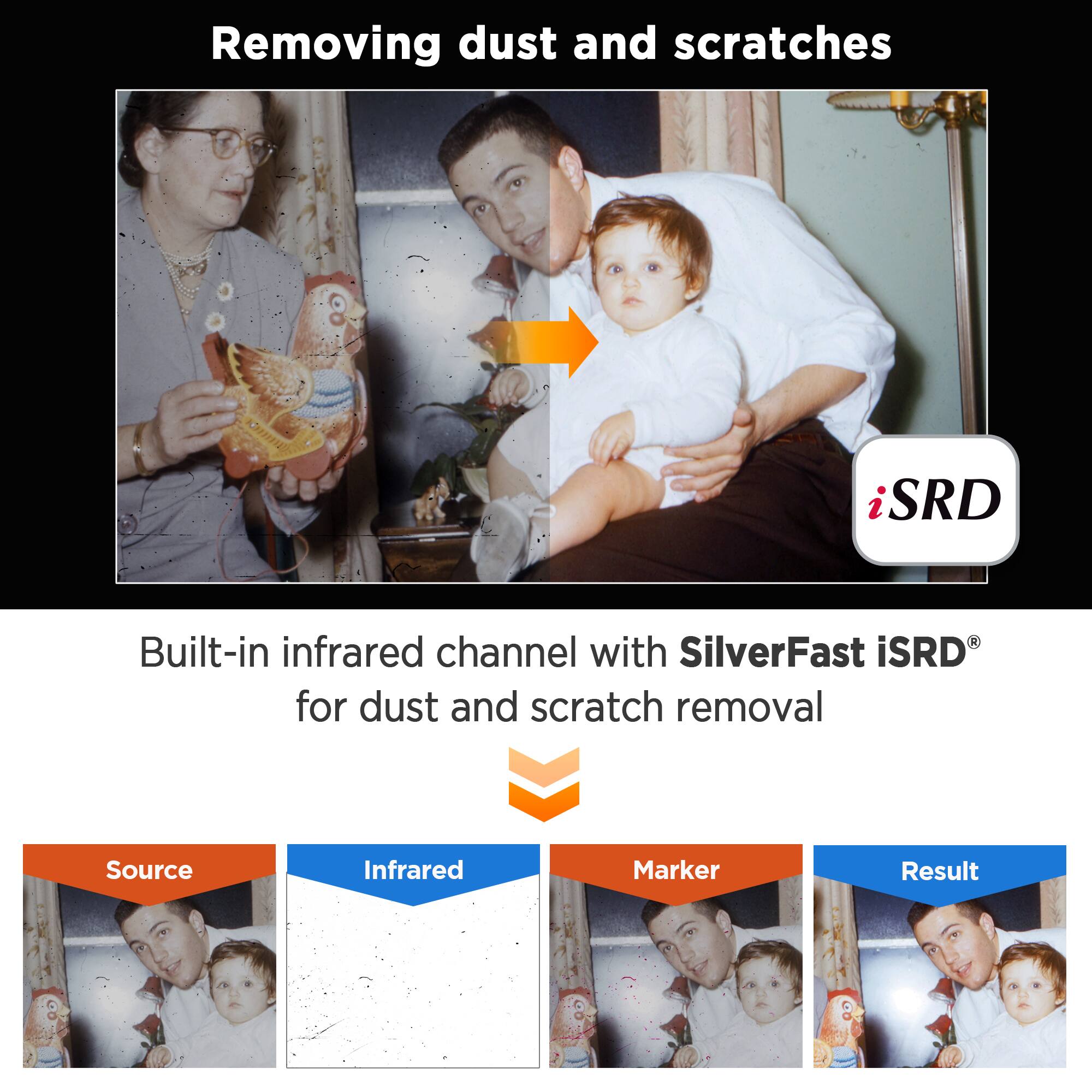 Alt View 4. Plustek - Plustek OpticFilm 8300i Ai 35mm Film Scanner - SilverFast Ai Studio 9 + Advanced IT8 Calibration Target (3 Slide).