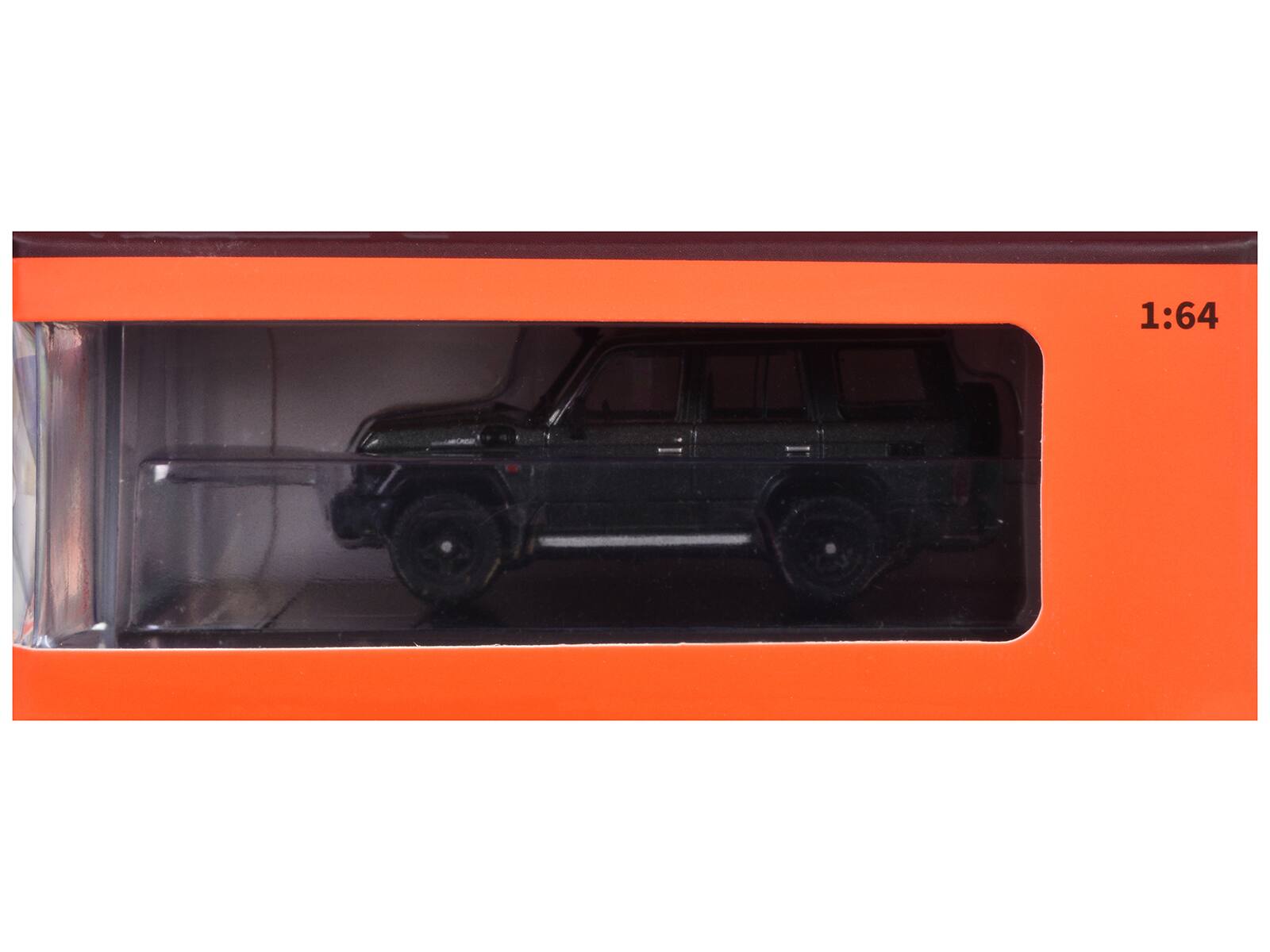 Left. GCD - Toyota Land Cruiser (J76) Gray Metallic 1/64 Diecast Model Car by GCD - Gray Metallic.