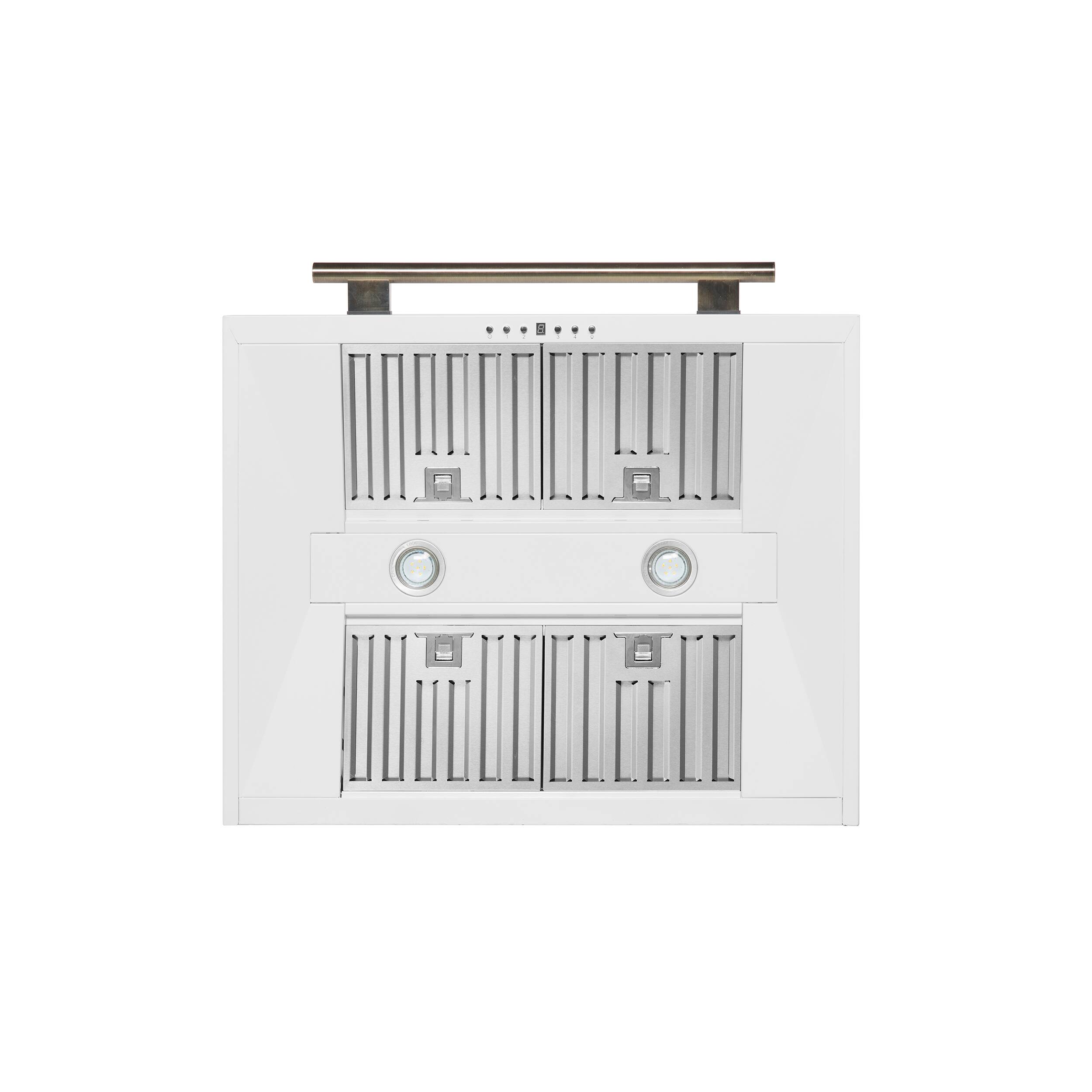 Alt View 4. Forno Appliances - Aria 30 in. Convertible Wall-Mounted Range Hood - White.