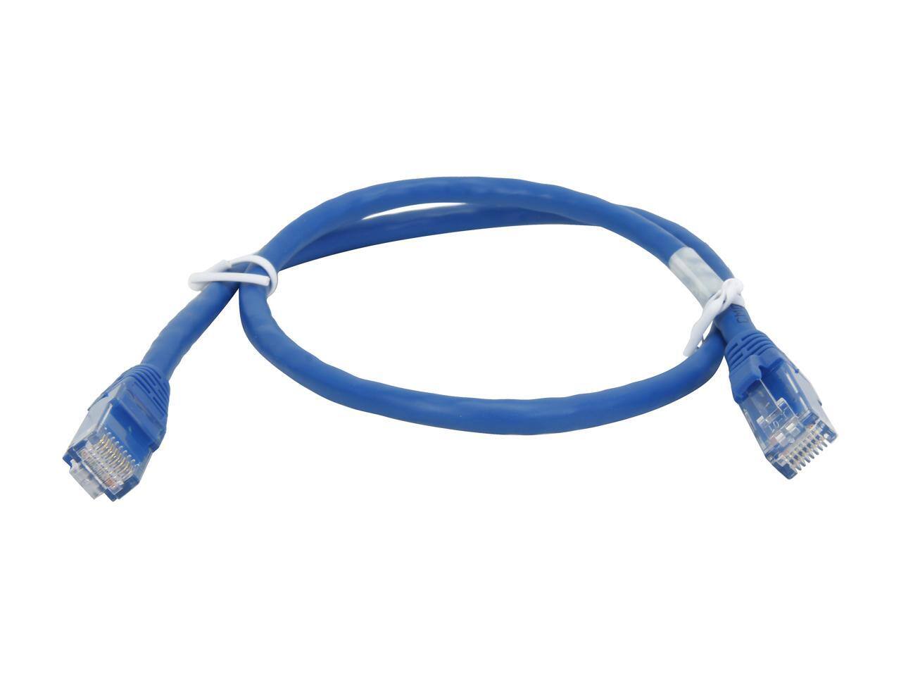 Alt View 1. Cables to Go - C2G 03973 Cat6 Cable - Snagless Unshielded Ethernet Network Patch Cable, Blue (2 Feet, 0.60 Meters).