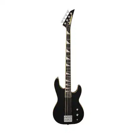 Front. Jackson - Jackson Pro Plus Limited Edition Pure Metal Concert Bass Guitar (Gloss Black).