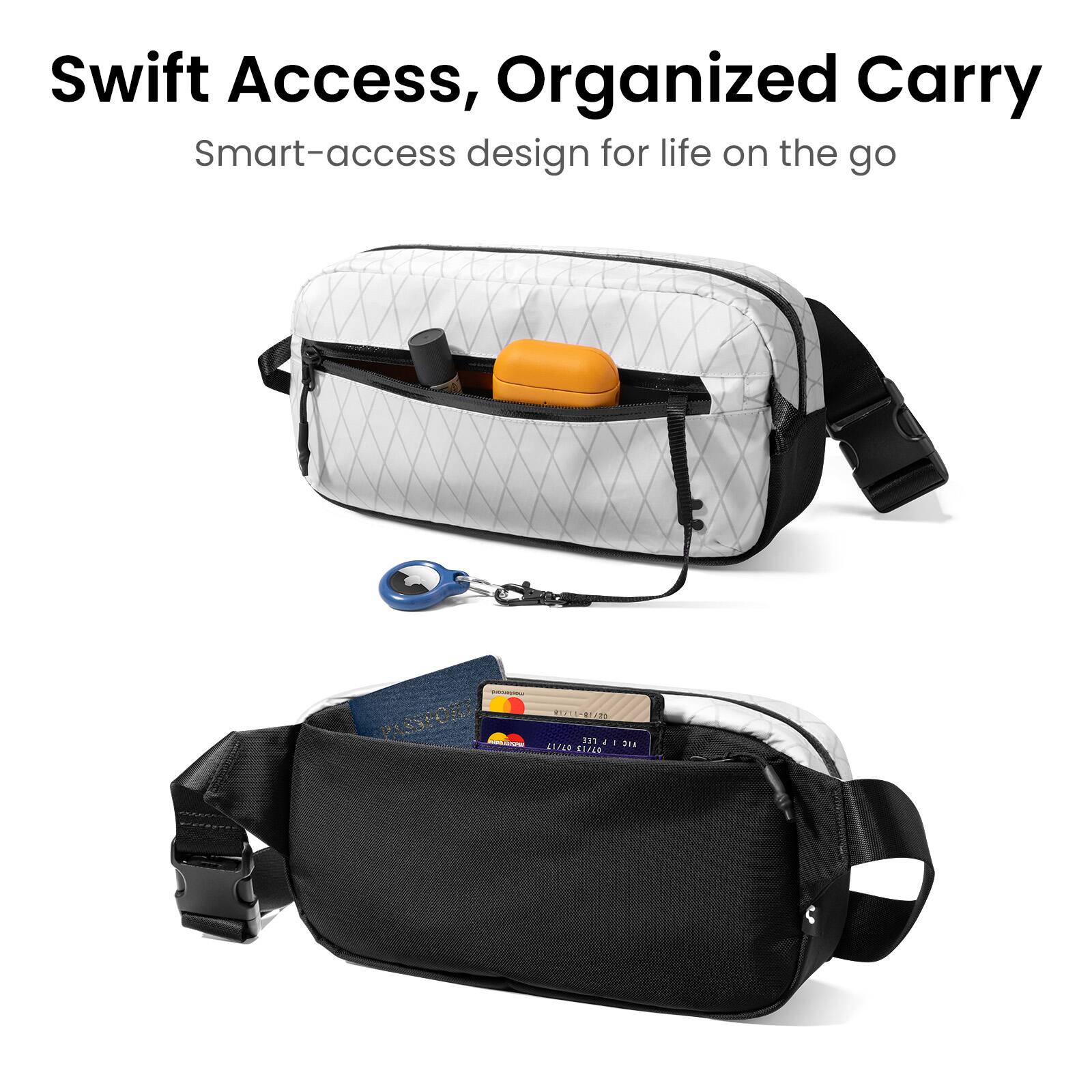 Swift Access, Organized Carry  
Smart-access design for life on the go