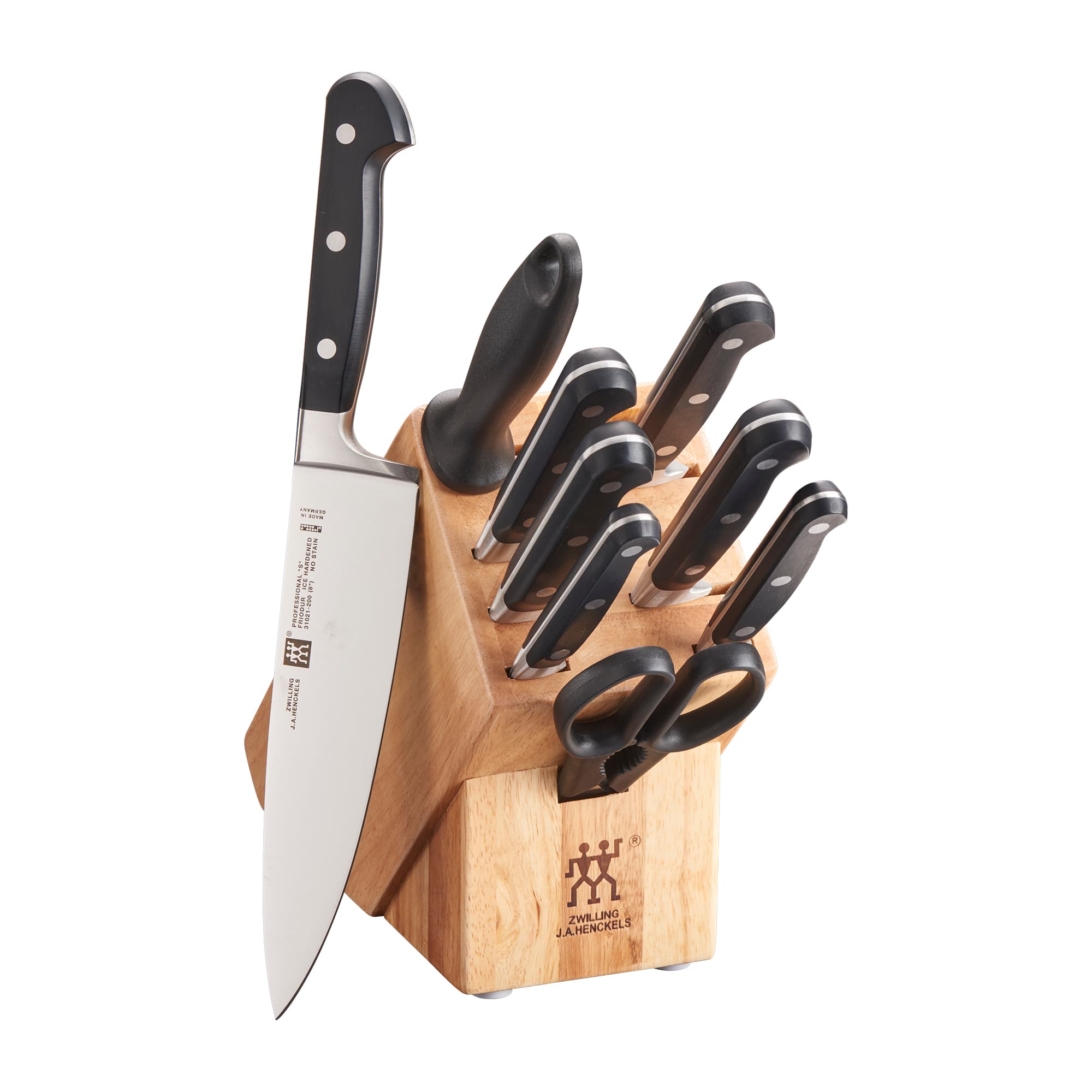 ZWILLING - Professional "S" 10-pc Knife Block Set - Black