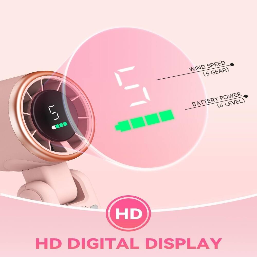 WIND SPEED (5 GEAR)  
BATTERY POWER (4 LEVEL)  
HD DIGITAL DISPLAY