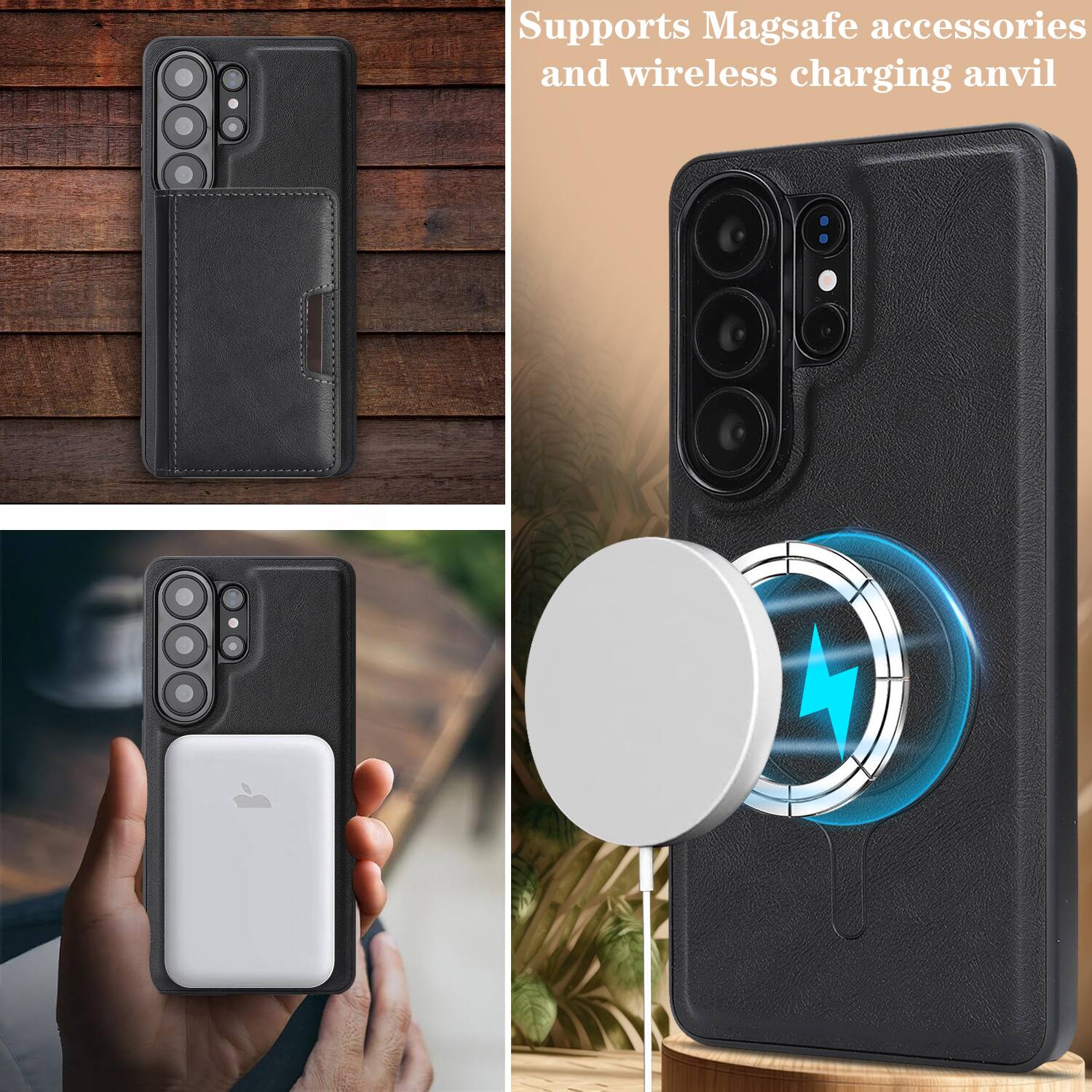 Supports MagSafe accessories and wireless charging anvil