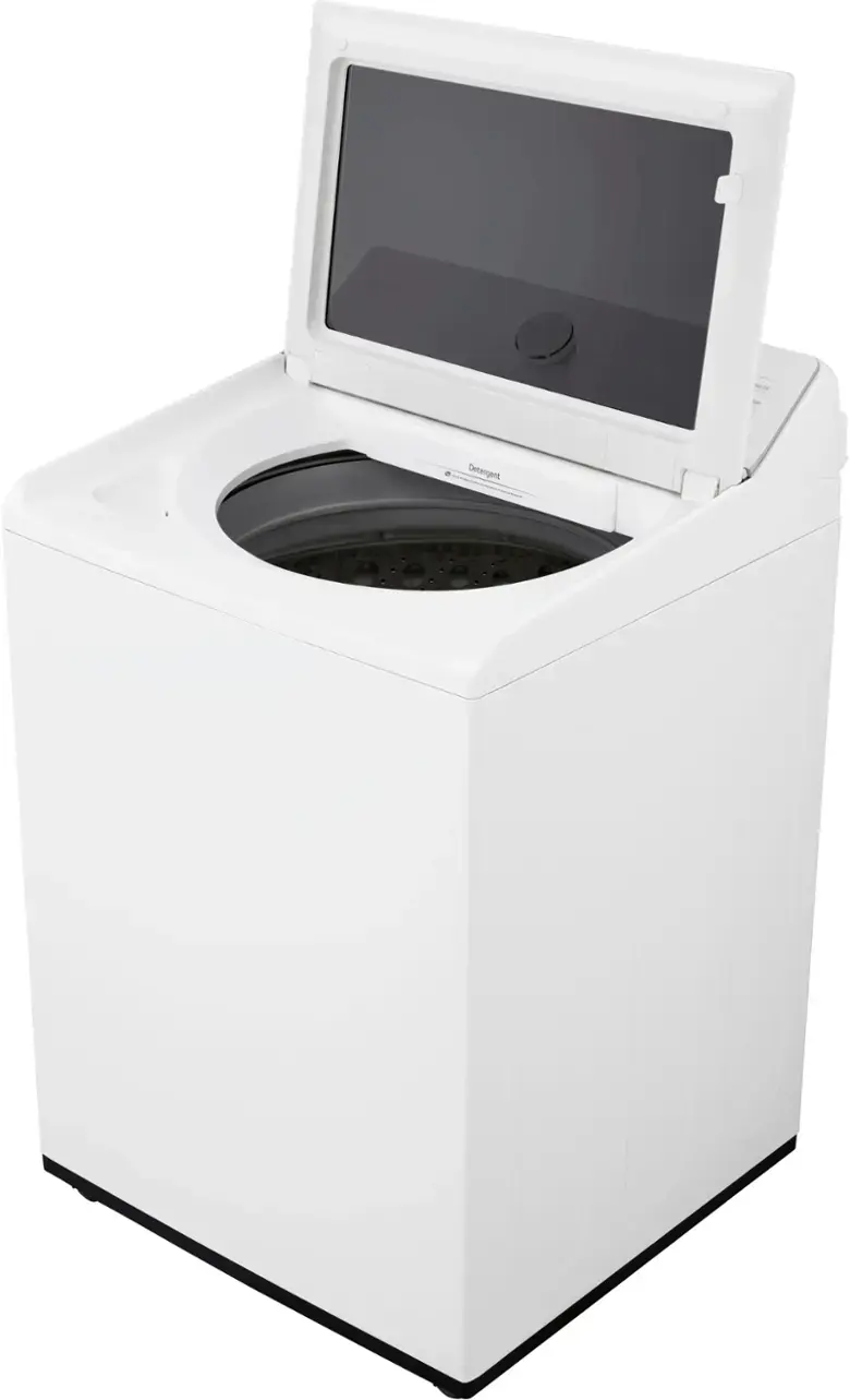 Alt View 17. LG - 4.8 Cu. Ft. High-Efficiency Smart Top Load Washer with EasyUnload - Alpine White.