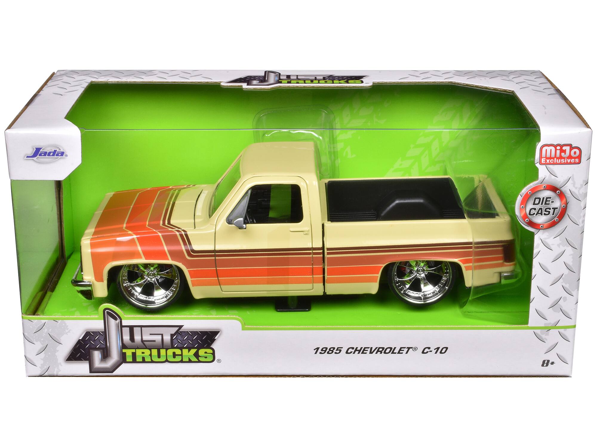 Jada  
MiJo Exclusives  
DIE-CAST  
JTG TRUCKS  
1985 CHEVROLET C-10  
8+