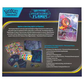 pokemon trading card game phantasmal flames elite trainer box msrp Pokmon Center 65 Themed Card Sleeves designed with expansion artwork to protect your deck in style Pokemon ME2 Phantasmal Flames Elite