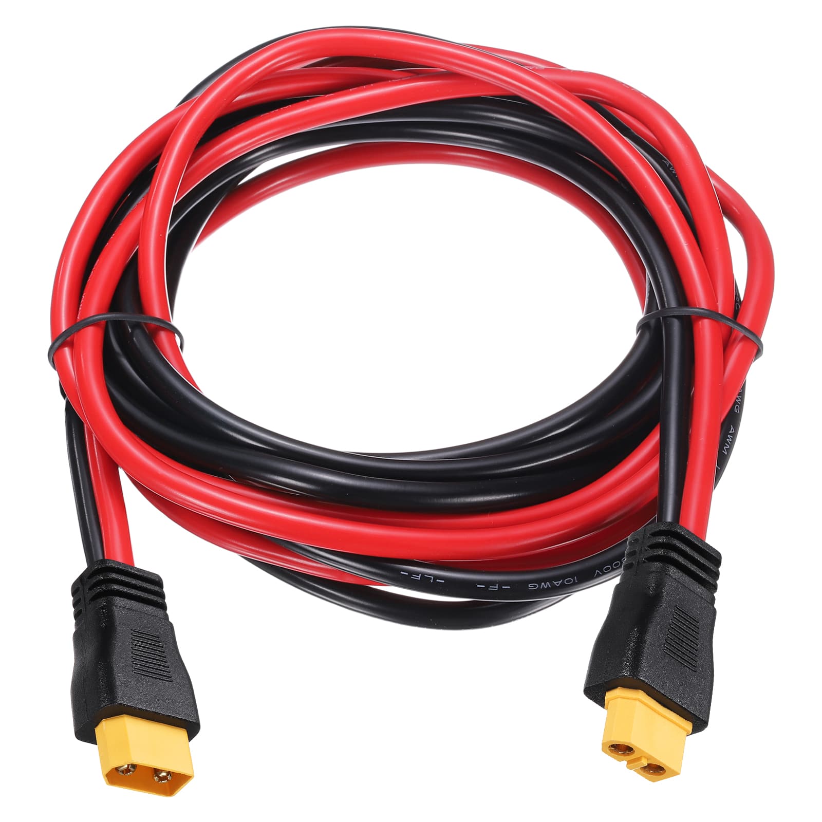 Unique Bargains - 300VDC XT60 Extension Cable, 14AWG 5FT XT60 Male to Female for RC/Solar/FPV Drone - Black/Red