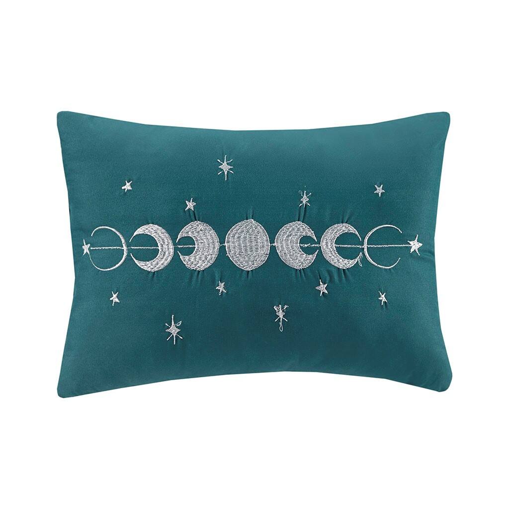 Alt View 4. Gracie Mills - Gracie Mills Andrea Duvet Cover Set with Throw Pillow - Teal.