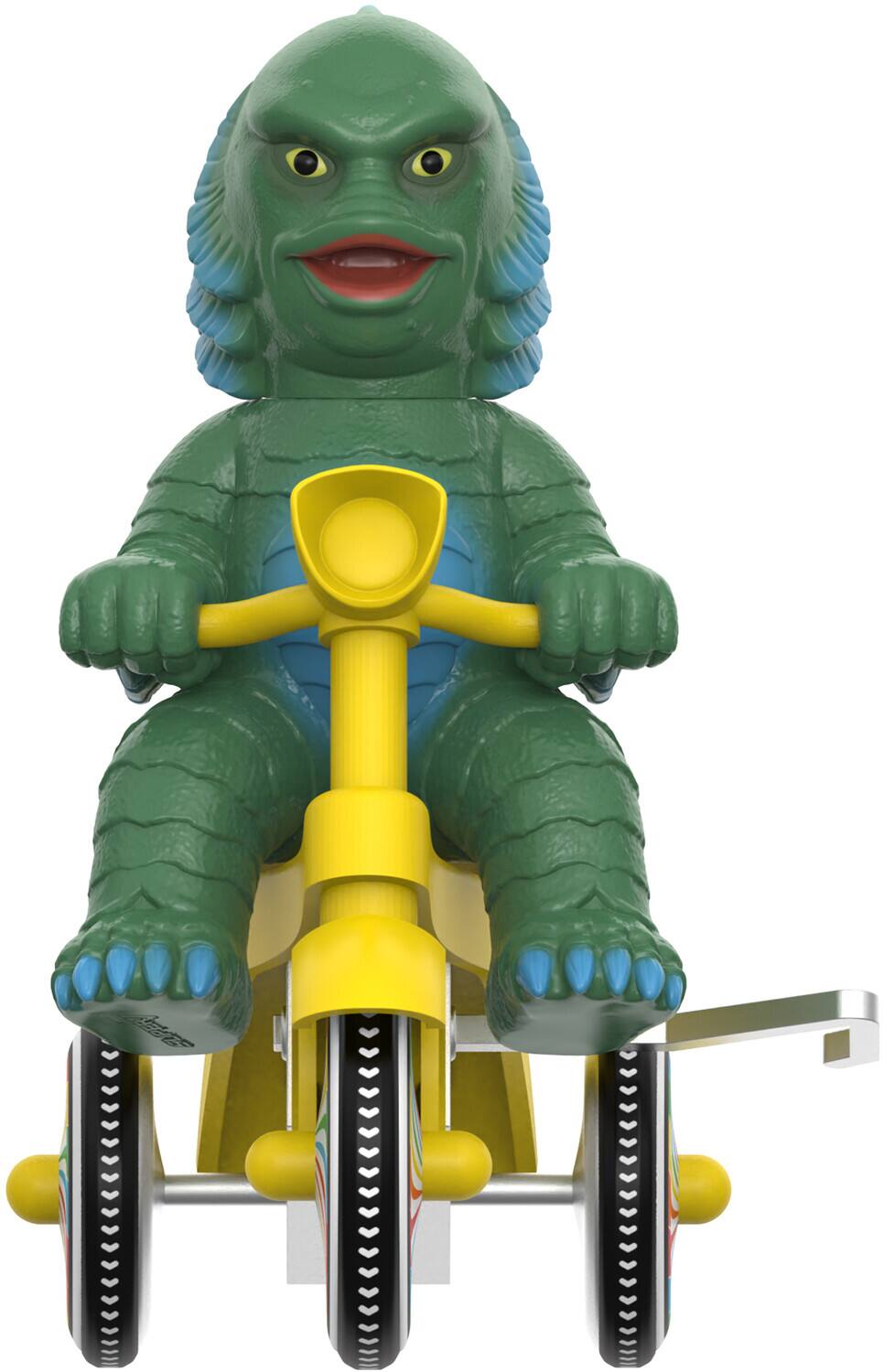 Alt View 1. Super7 - Super7 - Universal Monsters Super Cycles - Creature from Black Lagoon (Dark Green with Yellow Trike) - Collectibles - Multicolor.