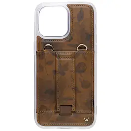 Walli Cases - iPhone 16 Plus Purse Phone Case with Wallet and Finger Strap - Golden Harvest