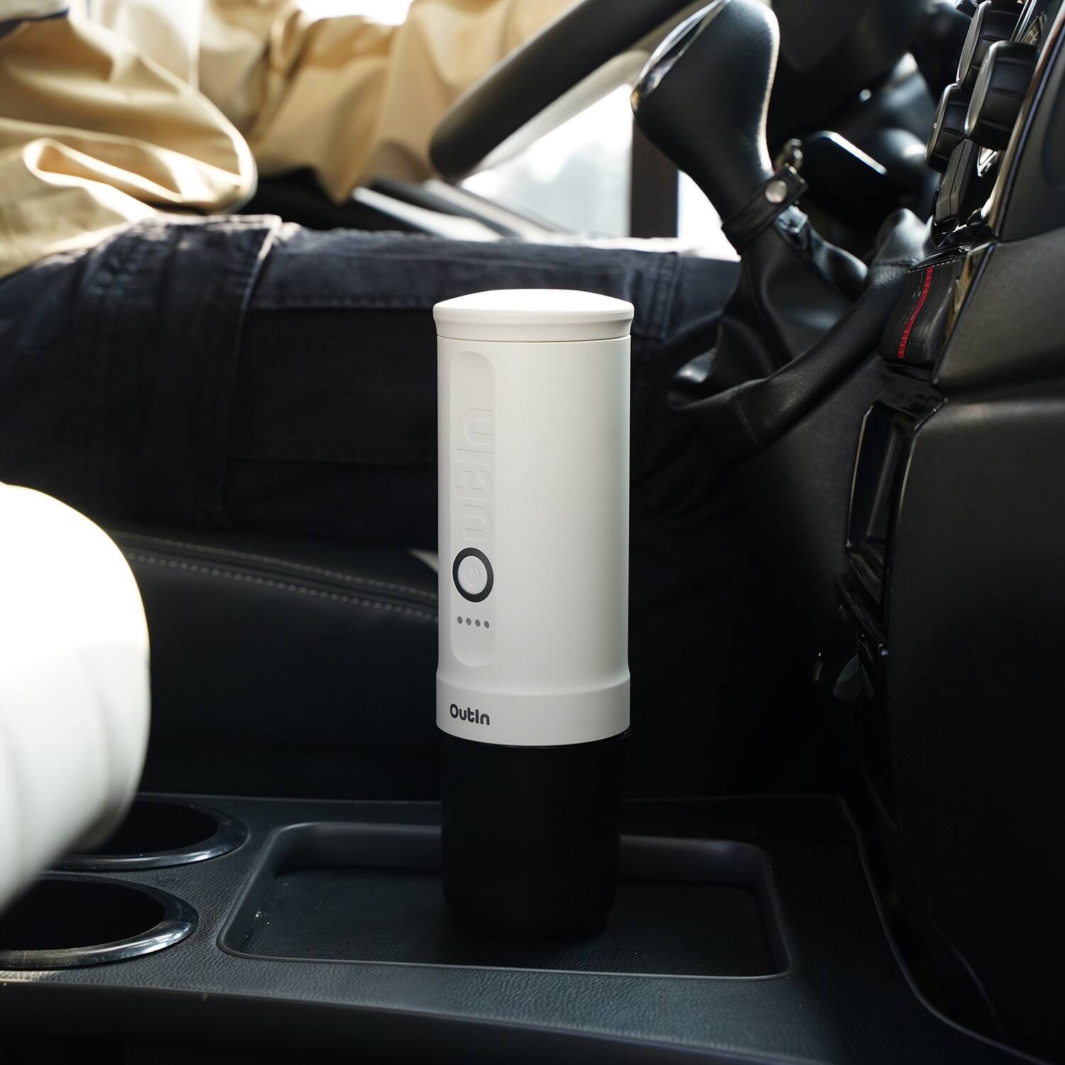 新品　Outin Nano Pearl White Portable Espresso Machine Pearl White | 20 Bar