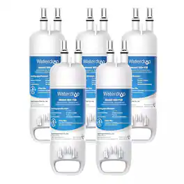 Waterdrop - WD-6038-5 Refrigerator Water Filter 5-Pack - White