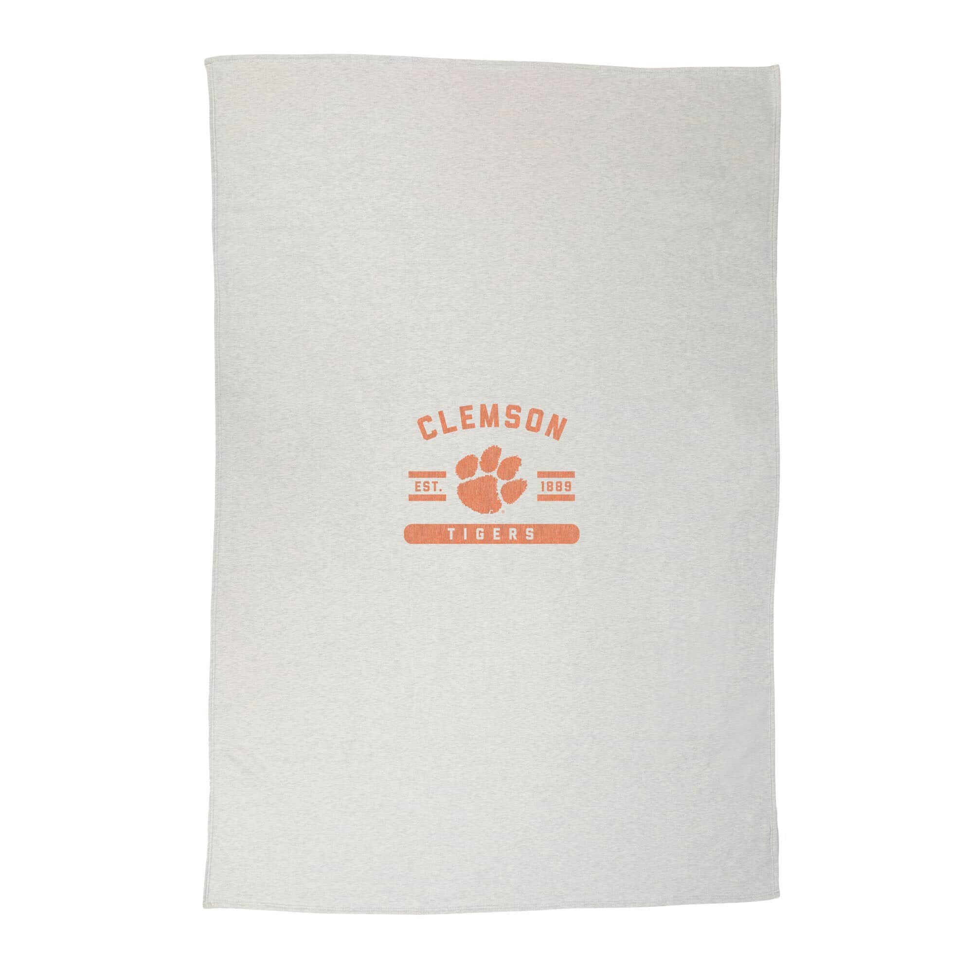 Logo Brands - Clemson Tigers 54'' x 84'' Sweatshirt Blanket - Multicolor