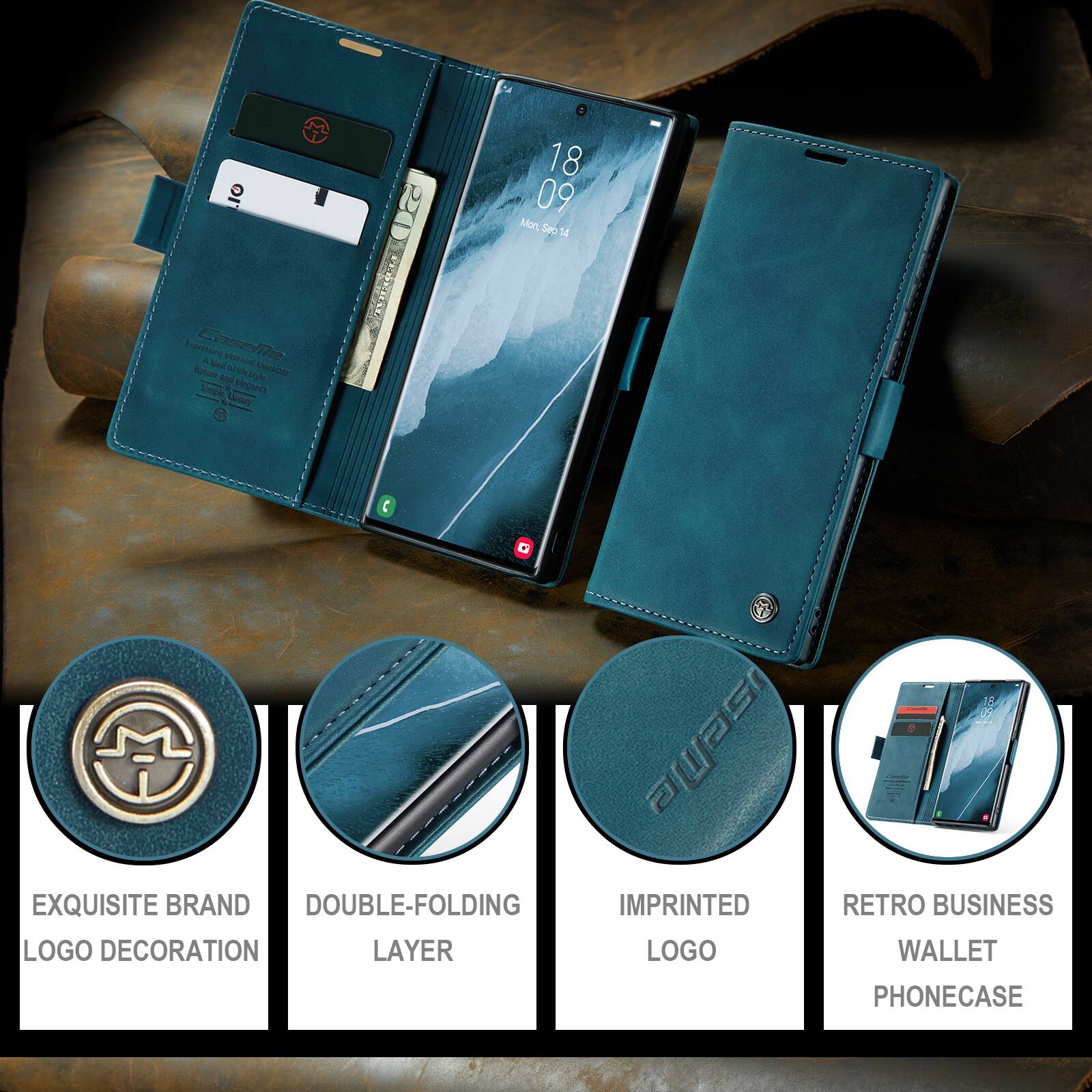 Expressing CaseMe A kind personal charger Nature and office elegance

20
18 09 Mon, Sep 14

183 awasi EXQUISITE BRAND DOUBLE-FOLDING IMPRINTED RETRO BUSINESS LOGO DECORATION LAYER LOGO WALLET PHONECASE