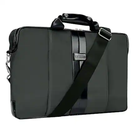 Front. Kitcheniva - Travel Laptop Shoulder Messenger Bag Case For 16" Laptop - Gray/Black.