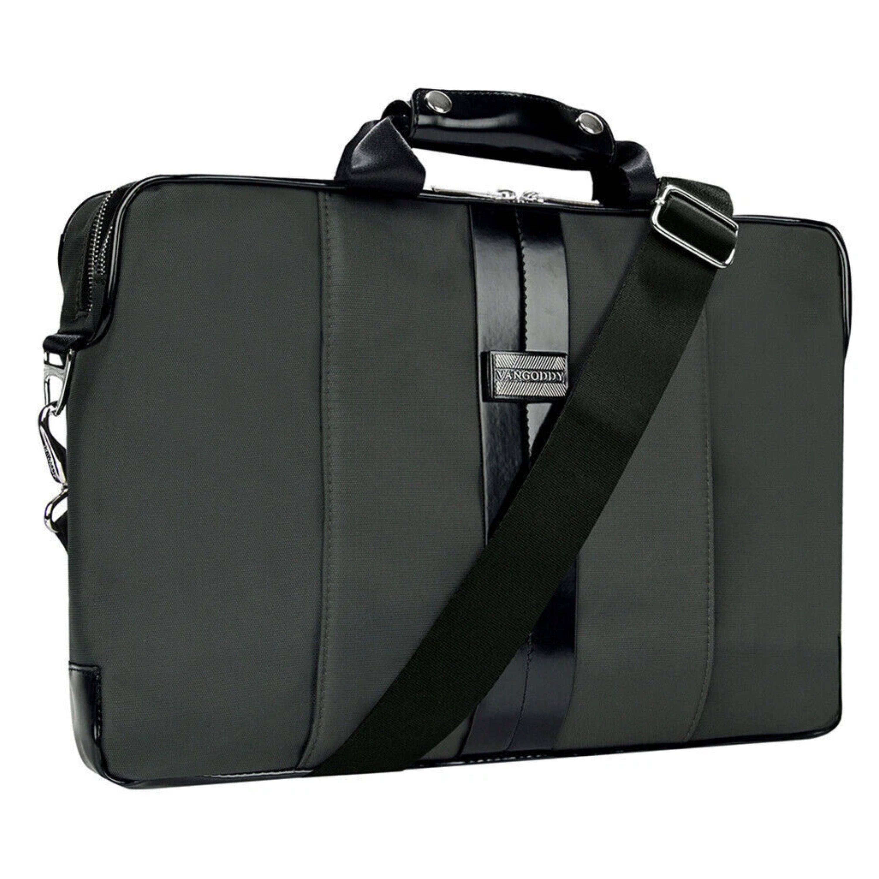 Front. Kitcheniva - Travel Laptop Shoulder Messenger Bag Case For 16" Laptop - Gray/Black.