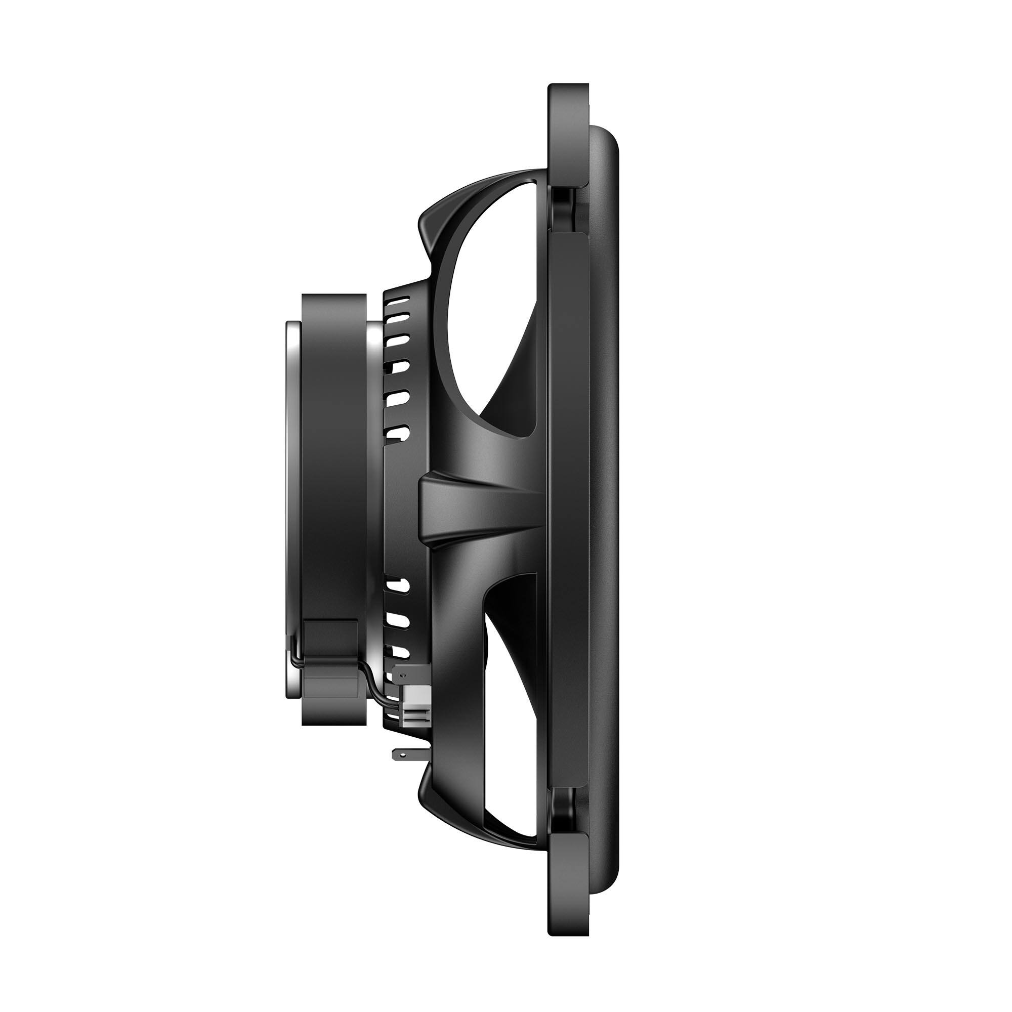 Alt View 3. JBL - JBL STAGE368F 6.5” 2-Way Coaxial Speaker No Grille - Black/Gray.