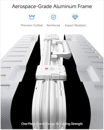 LUGGEX 28 Inch Checked Luggage Zipperless Aluminum Frame PC LUGGEX 28 Inch Checked Luggage Zipperless Aluminum Frame PC