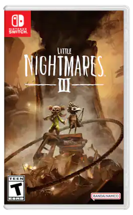 Little Nightmares II is a video game for the Nintendo Switch console. It is rated Teen by the ESRB and is developed by Bandai Namco. - T (Teen 13+)