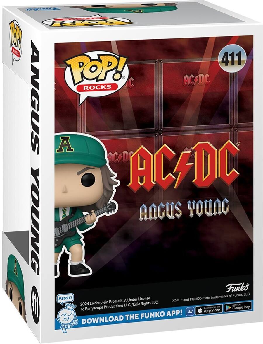 Funko POP! Rocks: AC/DC Angus Young, Green Collectibles Multicolor ...